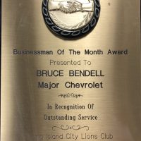 LIC Lions Club Businessman of the Month award