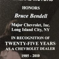 General Motors Recognition Award